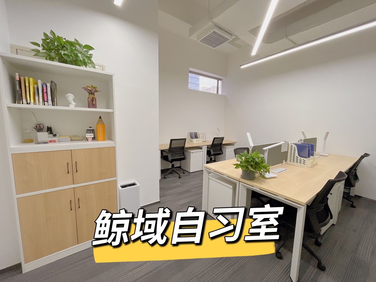 鲸域服务式办公空间 自习室时租工位-4小时29.9元 鲸域服务式办公空间 Foshan China|CPASS